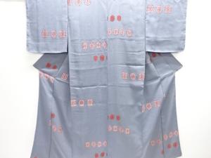 大正ロマン　華紋織り出し着物